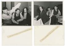 Lot of Twenty 10 x 8 Photos With Shemp as Third Stooge -- From Various Three Stooges Films -- 19 Glossy Photos, 1 Matte Finish -- Very Good Condition